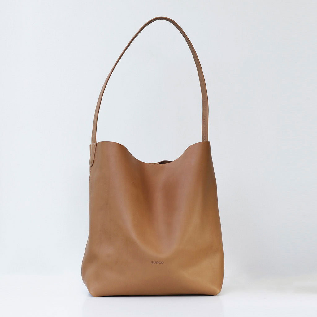 Cartera Tote de cuero Gran Recolectora