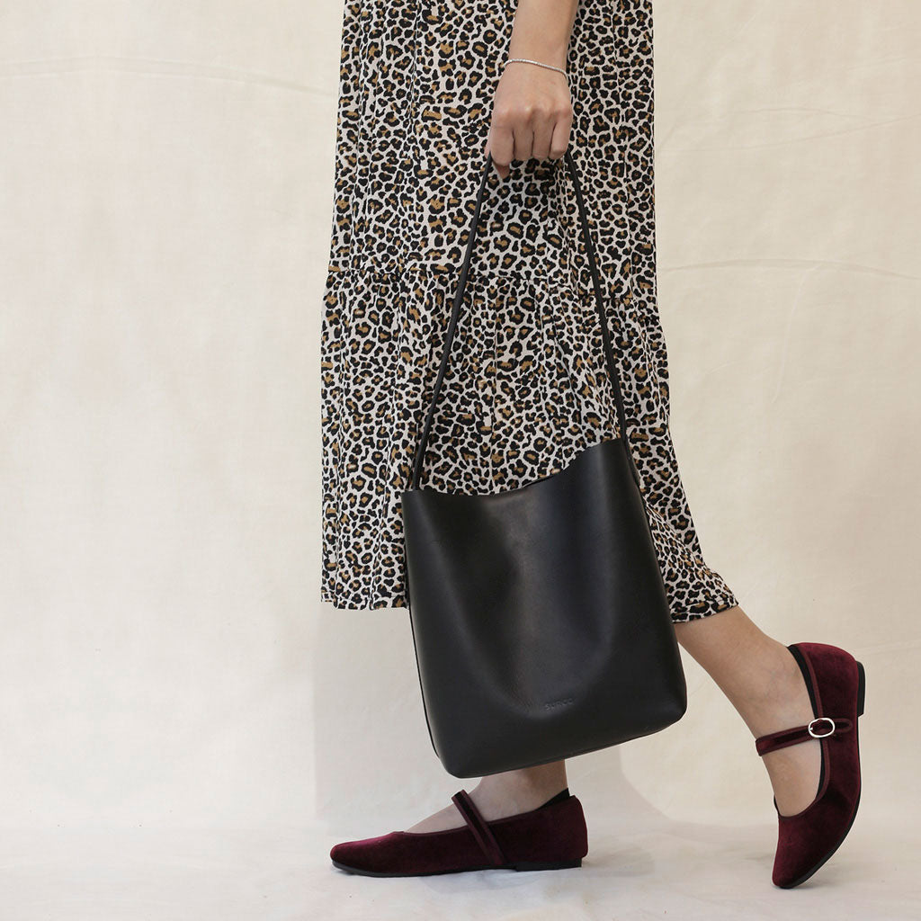 Cartera Tote de cuero Recolectora