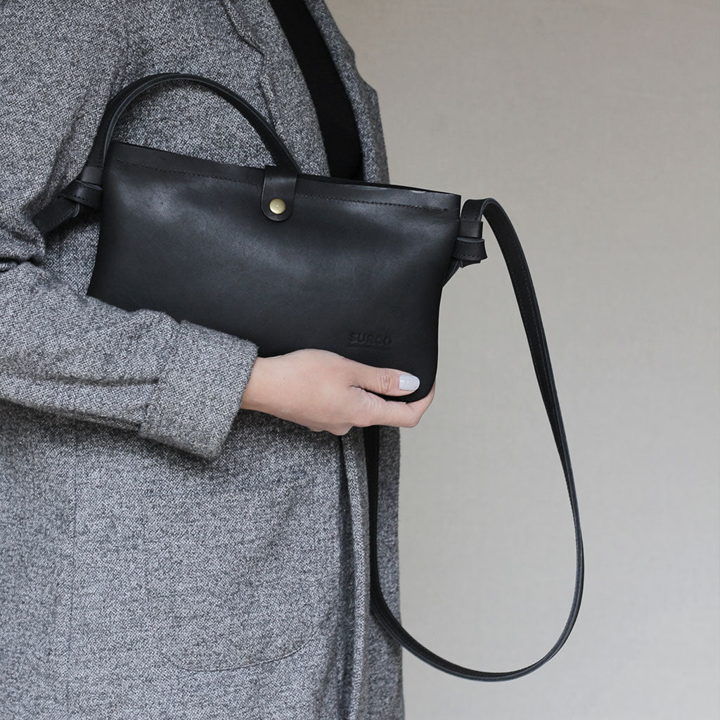 Bandolera Esencial de cuero