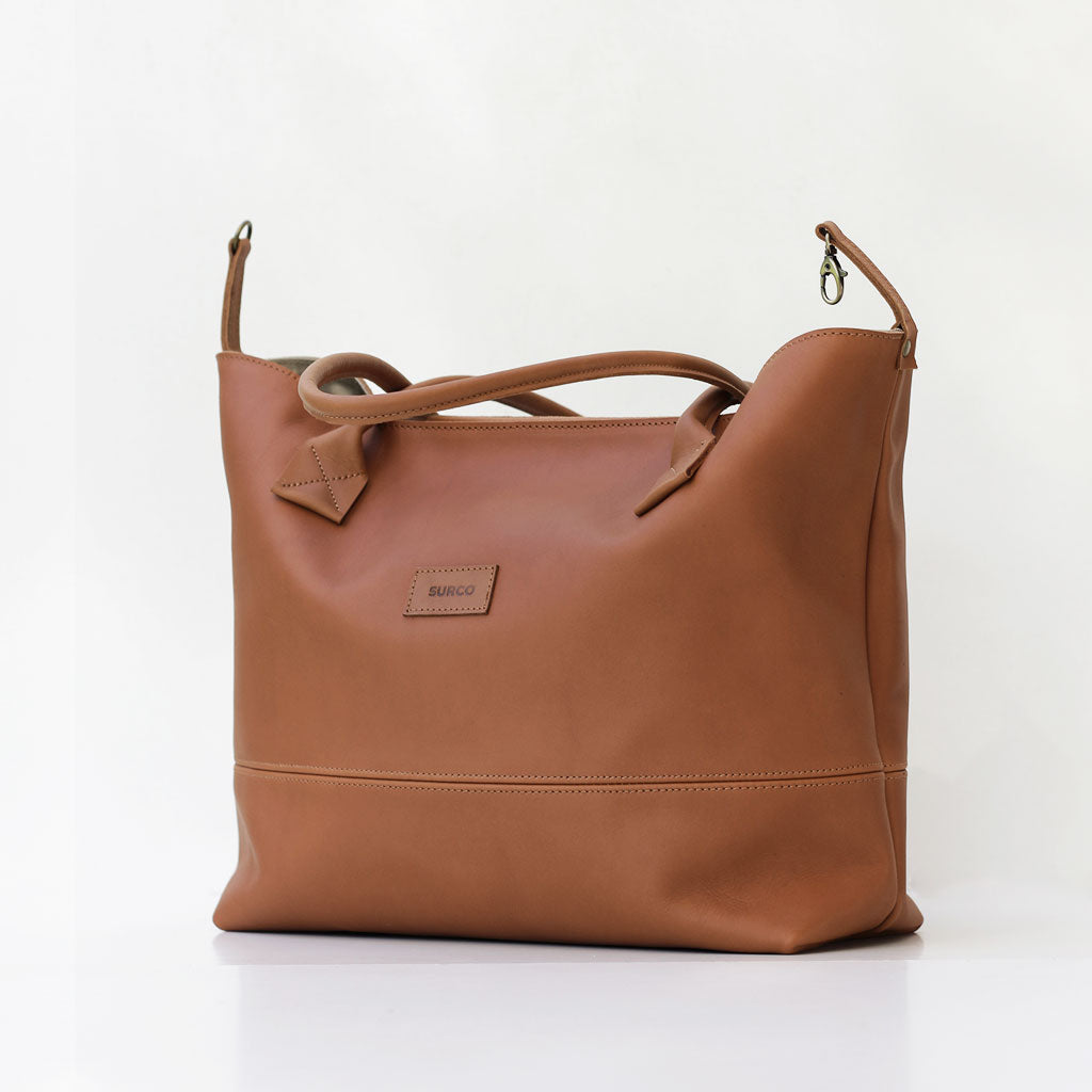 Cartera Tote de cuero Gran Viajera