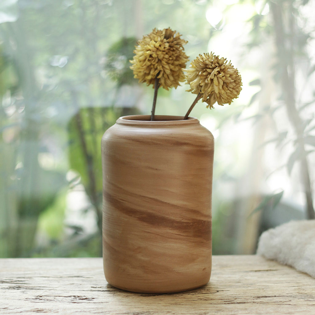 Jarrones Floreros marmoleados