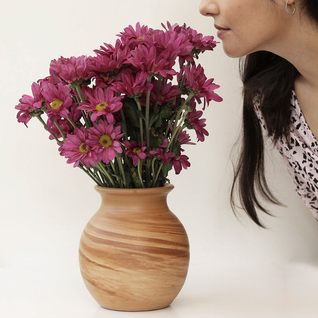 Jarrones Floreros marmoleados