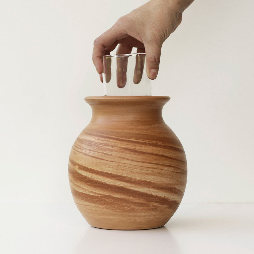 Jarrones Floreros marmoleados