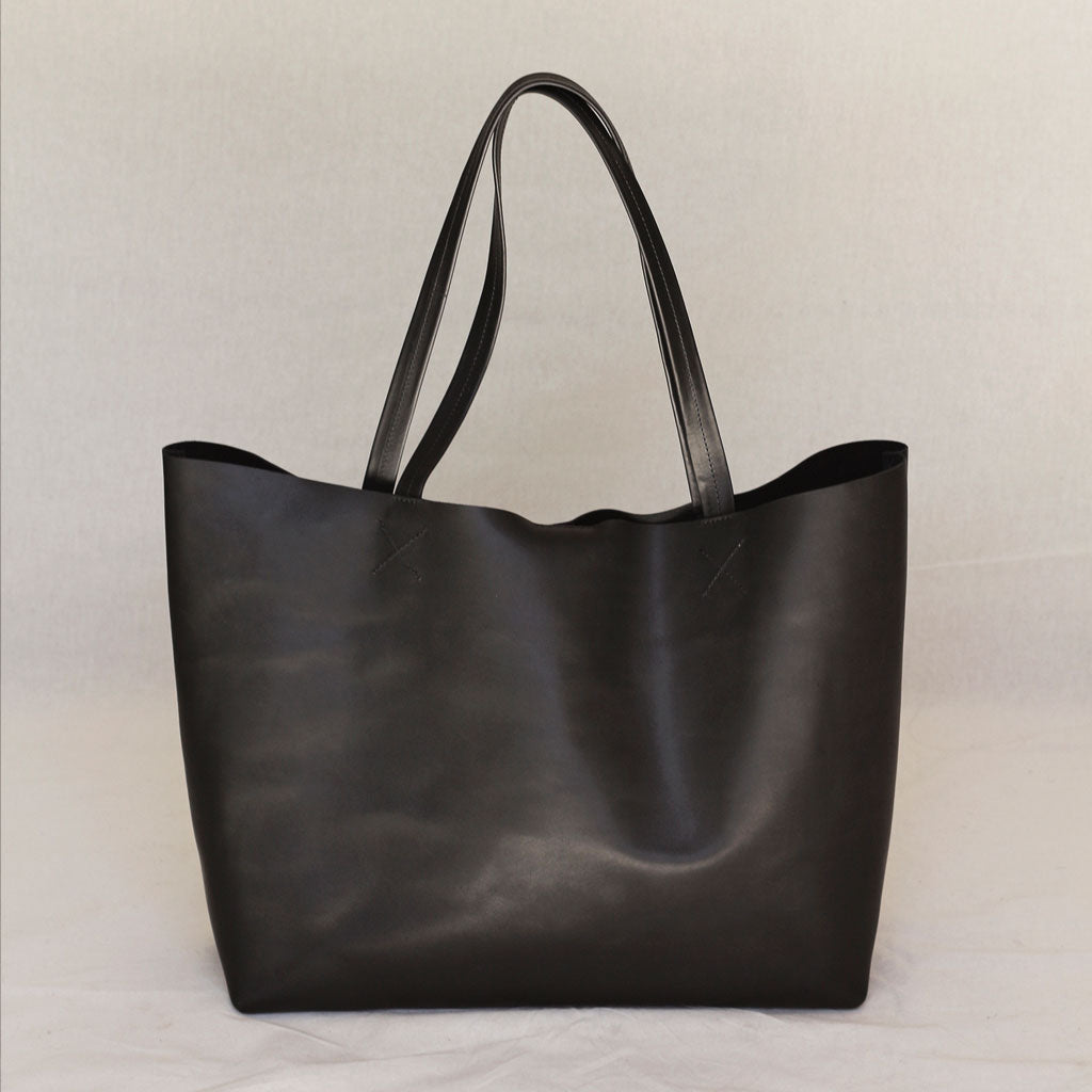 Cartera Tote de cuero Cruda