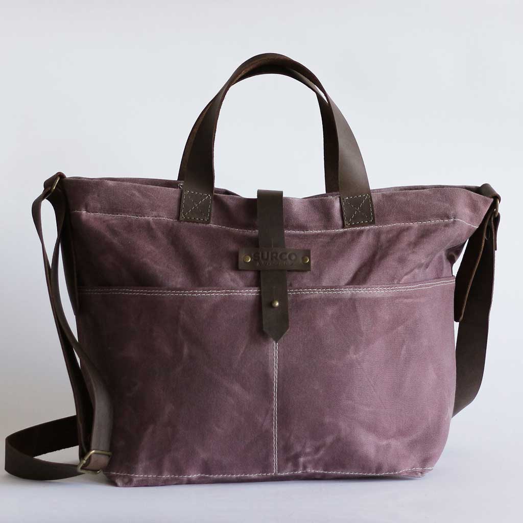 Maker Bag, bolso cartera de algodón encerado hecho en Chile