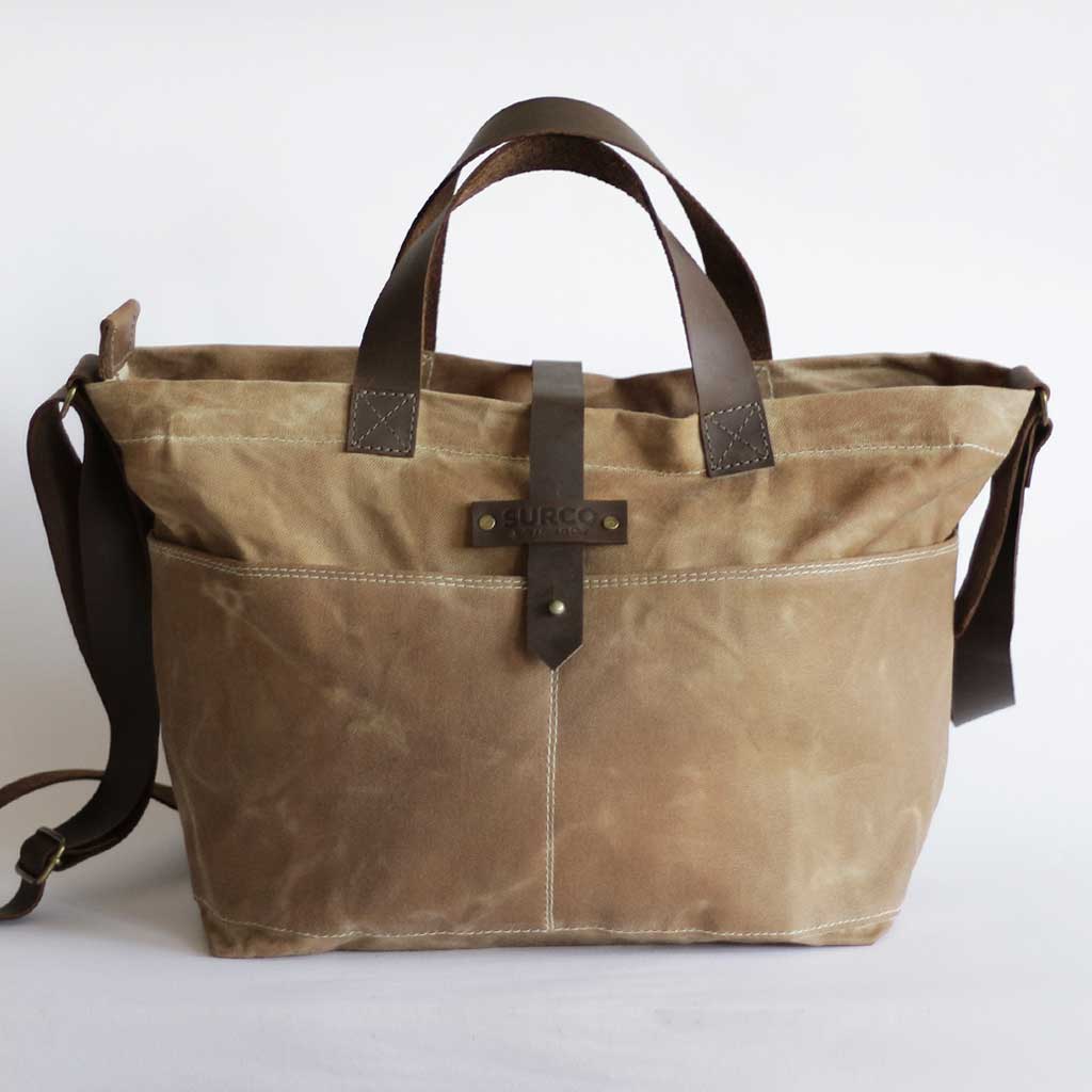 Maker Bag, bolso cartera de algodón encerado hecho en Chile