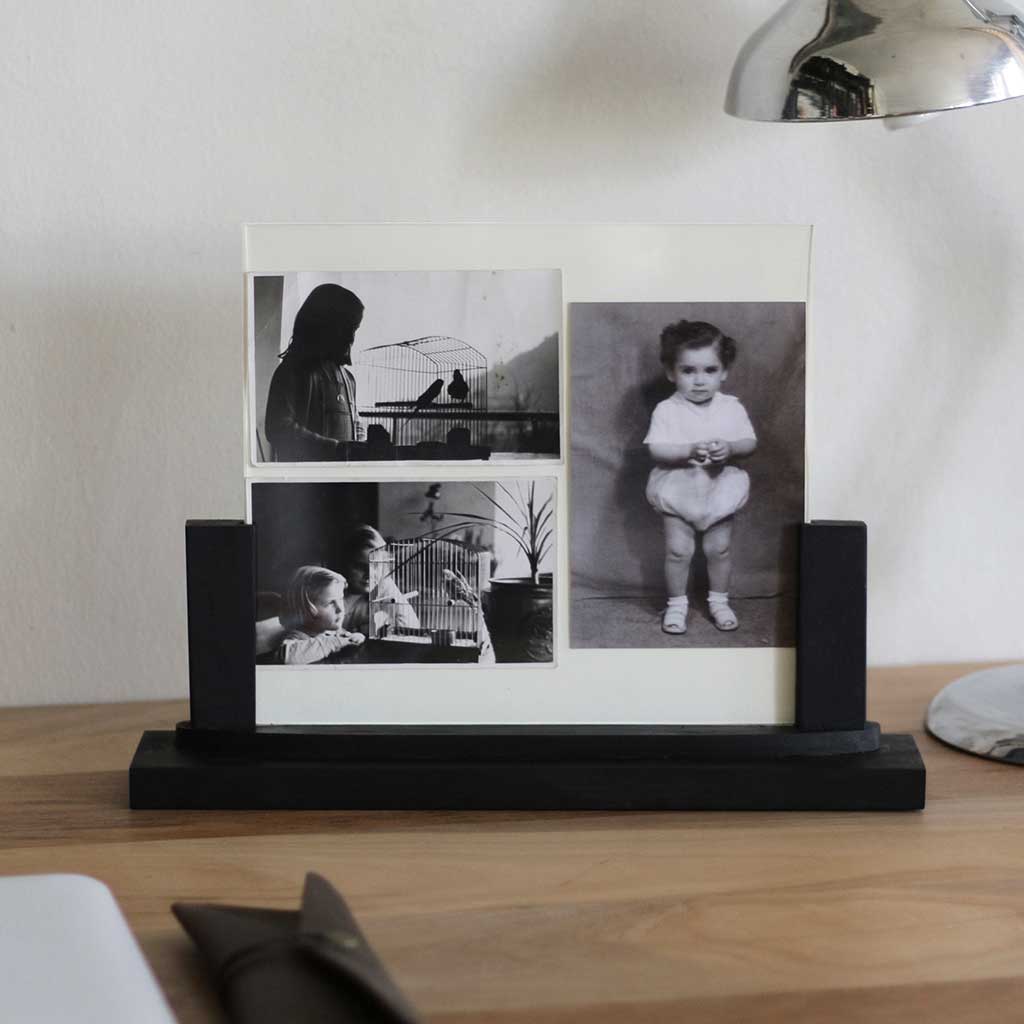 Marco para fotografia de doble cara