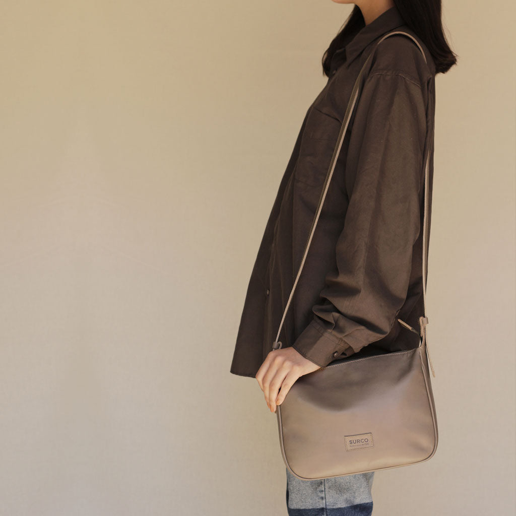 Cartera bandolera de cuero Miss Jane