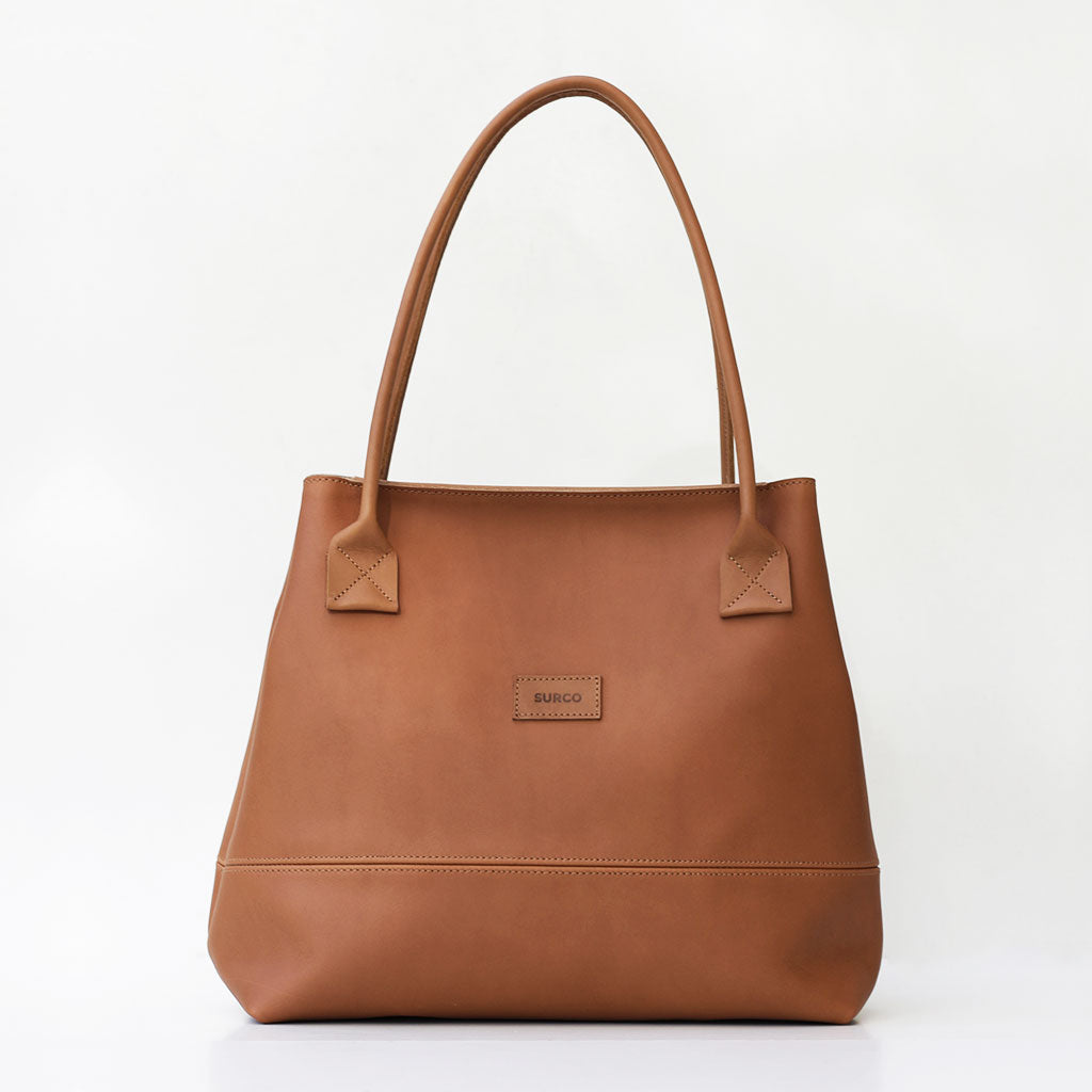 Cartera Tote de cuero Gran Viajera