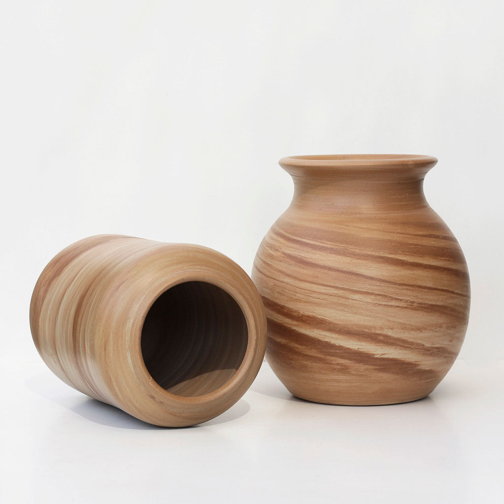 Jarrones Floreros marmoleados