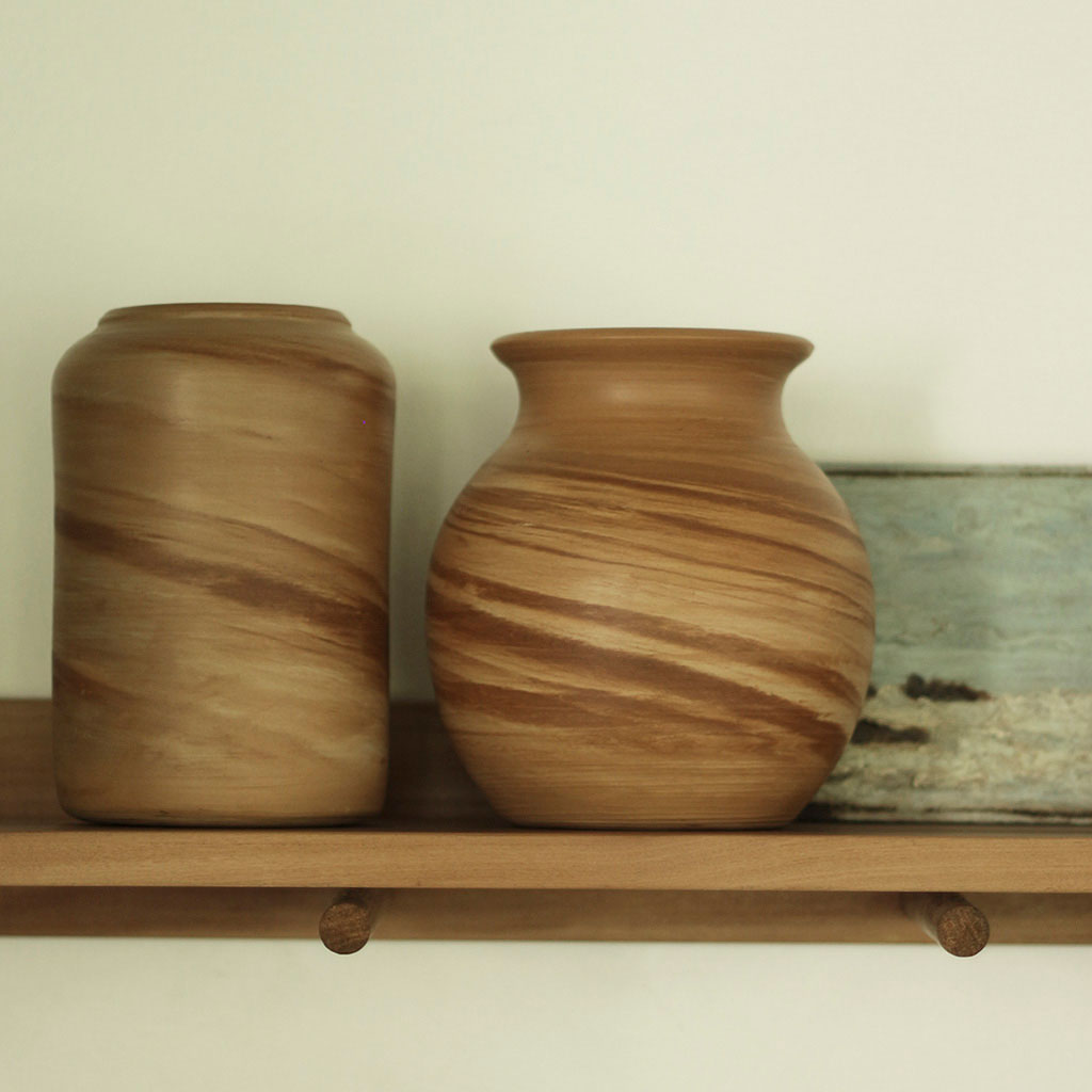 Jarrones Floreros marmoleados