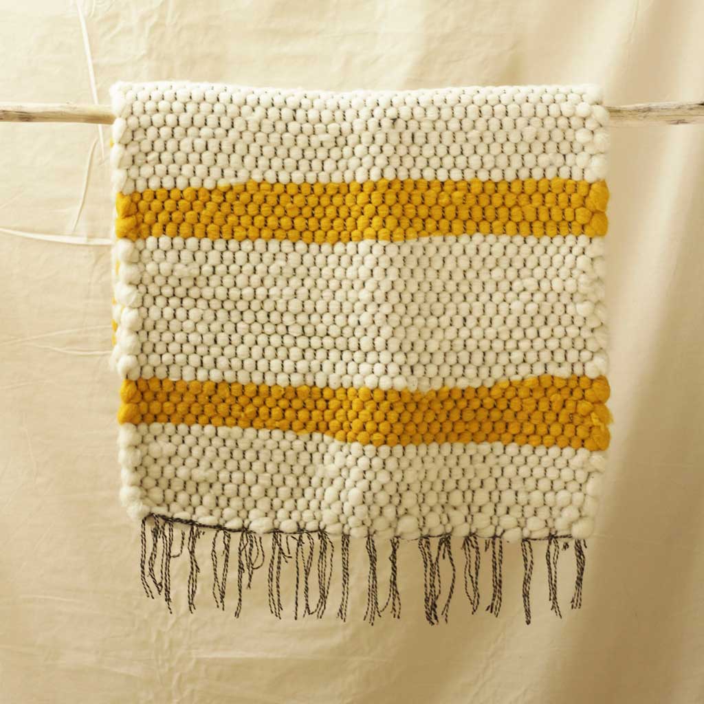 Pieceras Chiloé en lana vellón