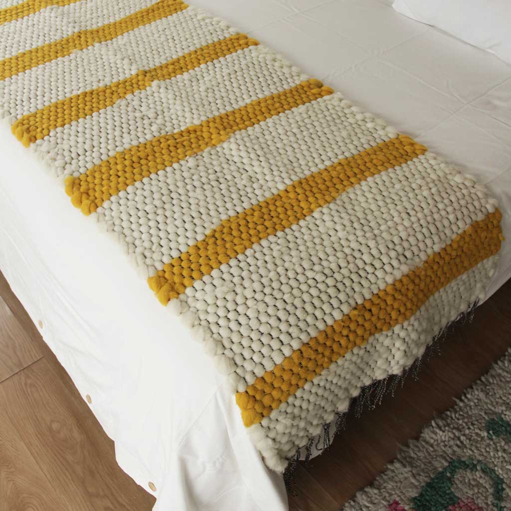 Pieceras Chiloé en lana vellón