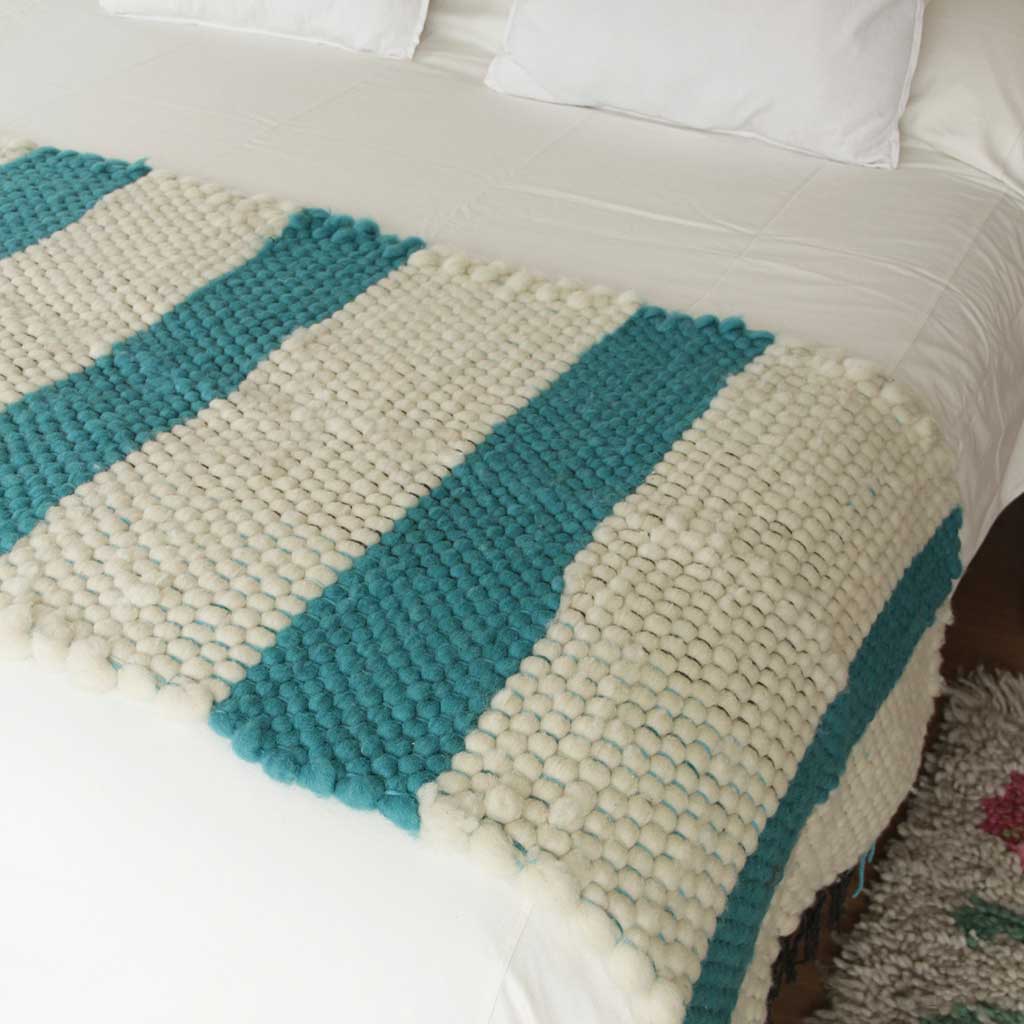 Pieceras Chiloé en lana vellón