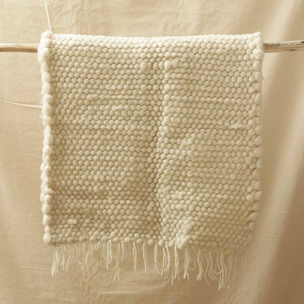 Pieceras Chiloé en lana vellón