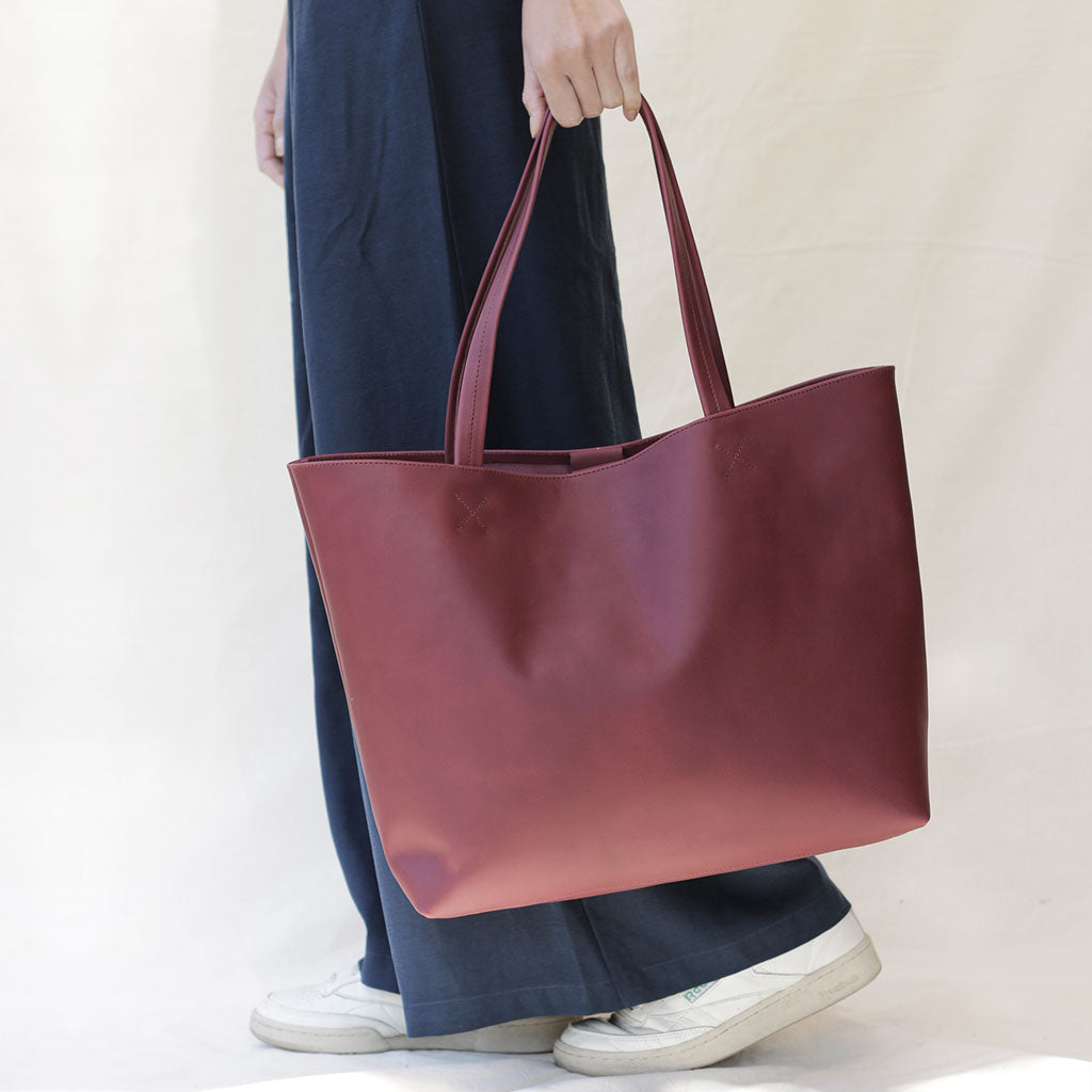 Tote Bag cuero Cruda