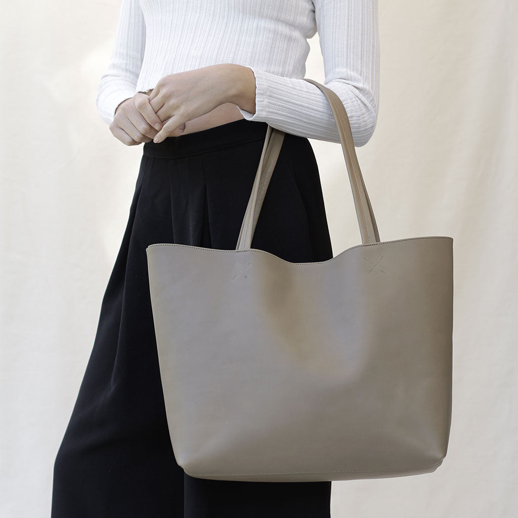 Tote Bag cuero Cruda