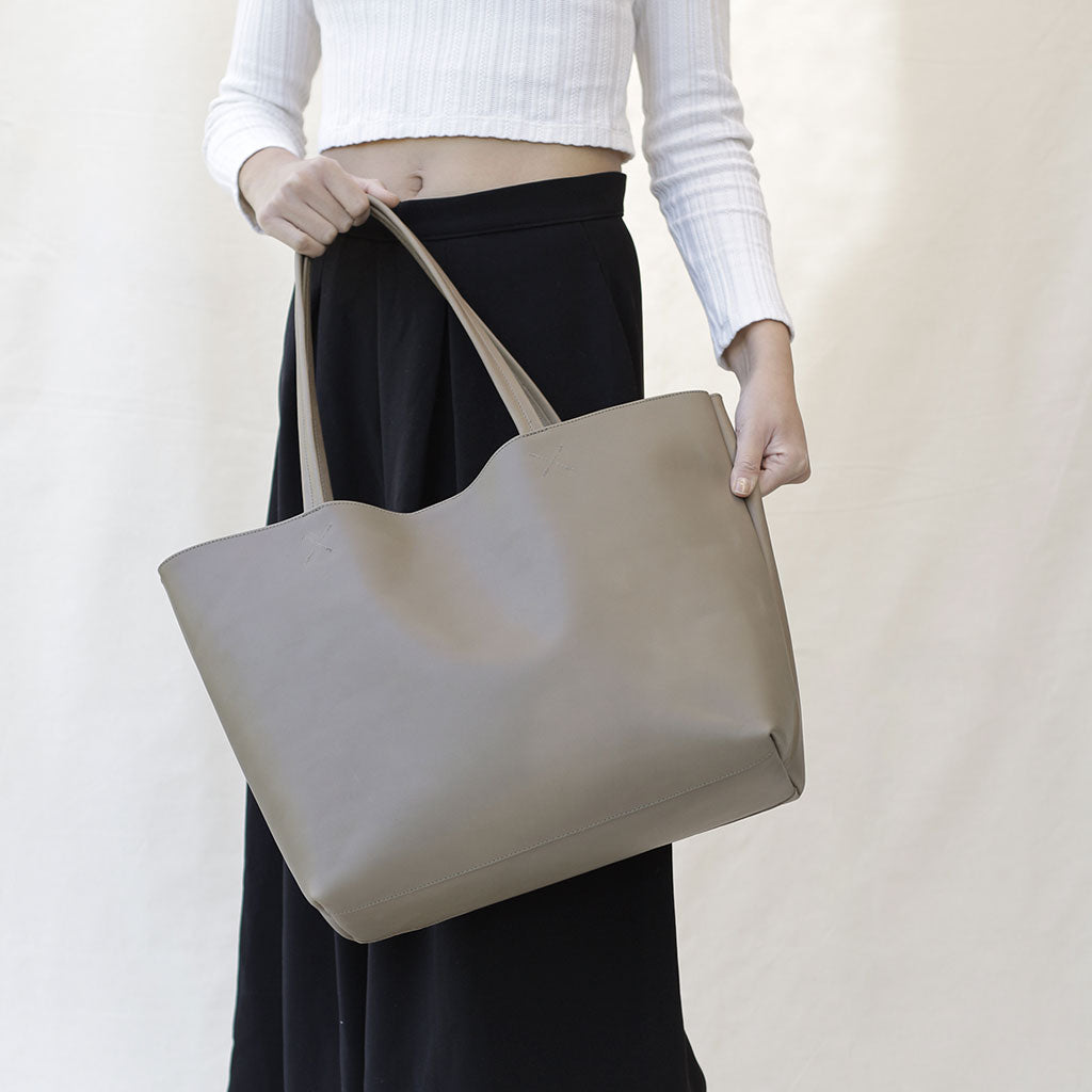 Tote Bag cuero Cruda