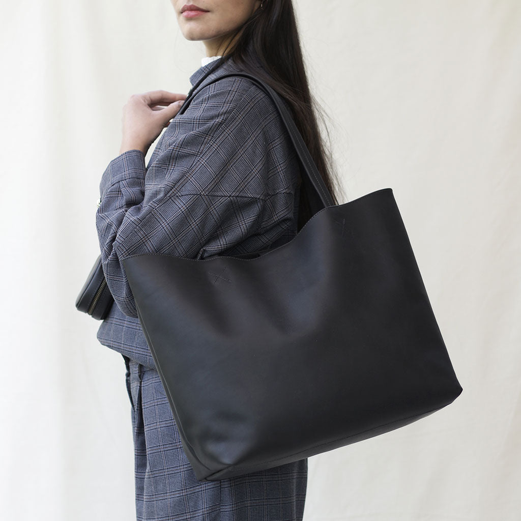 Tote Bag cuero Cruda
