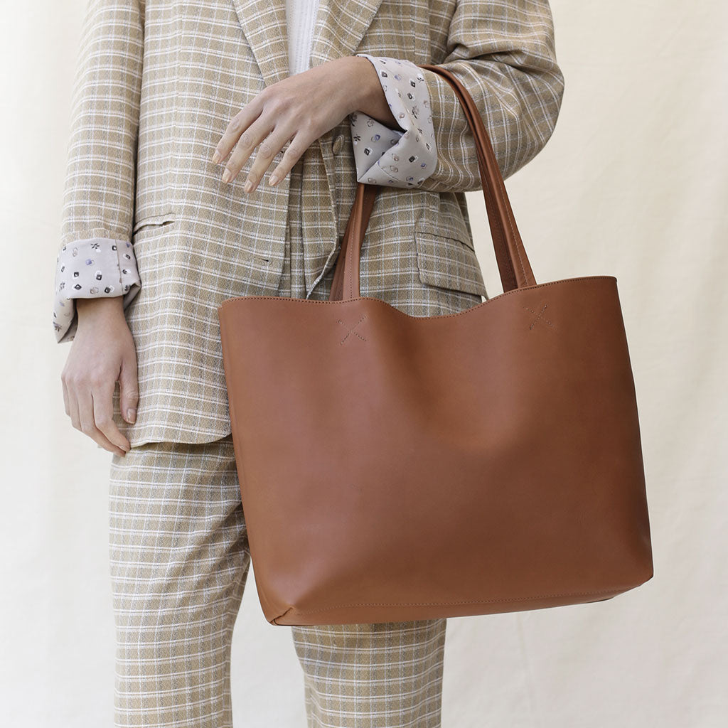 Tote Bag cuero Cruda