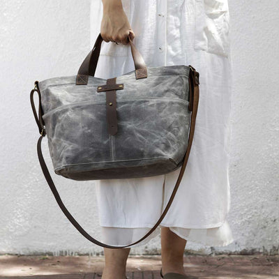 Maker Bag, bolso cartera de algodón encerado hecho en Chile
