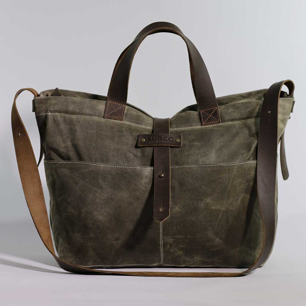 Maker Bag, bolso cartera de algodón encerado hecho en Chile