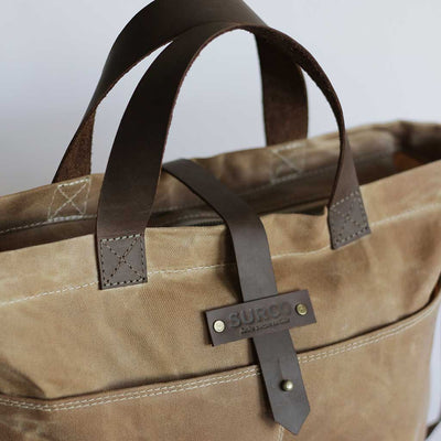 Maker Bag, bolso cartera de algodón encerado hecho en Chile