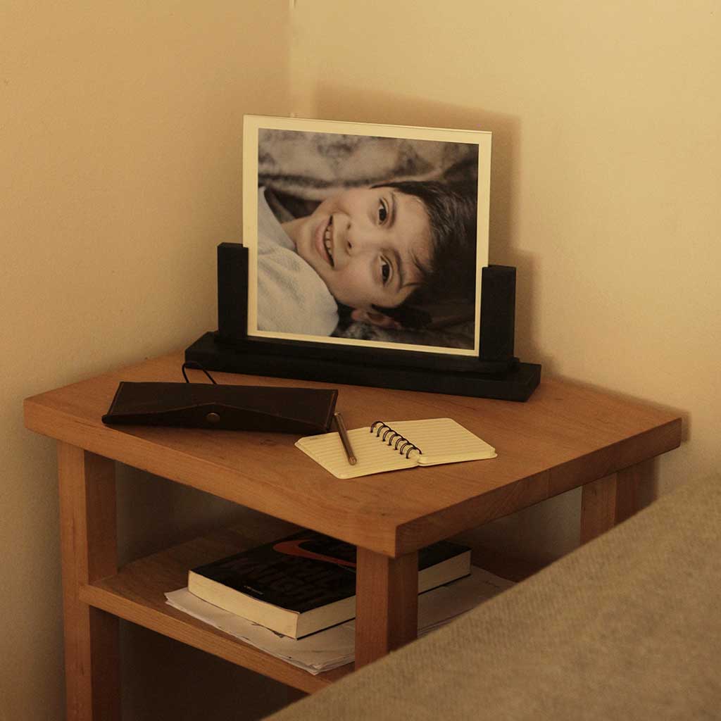 Soporte para fotos de doble cara