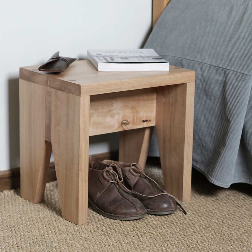 Piso taburete de madera nativa