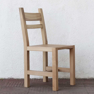 Silla para escritorio y comedor de madera nativa