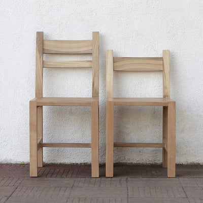 Sillas para escritorio y comedor de madera nativa