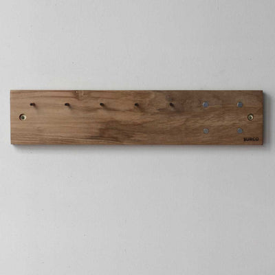 Tabla colgador de madera para utensilios de cocina con imán