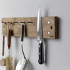Tabla colgador de madera para utensilios de cocina